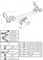 Фаркоп 1243-A Oris на Lada X-Cross 5 2023-, FAW Bestune T77 2018-. Необходима подрезка бампера. Тип шара: A. Нагрузки: 1500/75 кг, масса фаркопа 24 кг (без электрики в комплекте) от магазина ФаркопРос